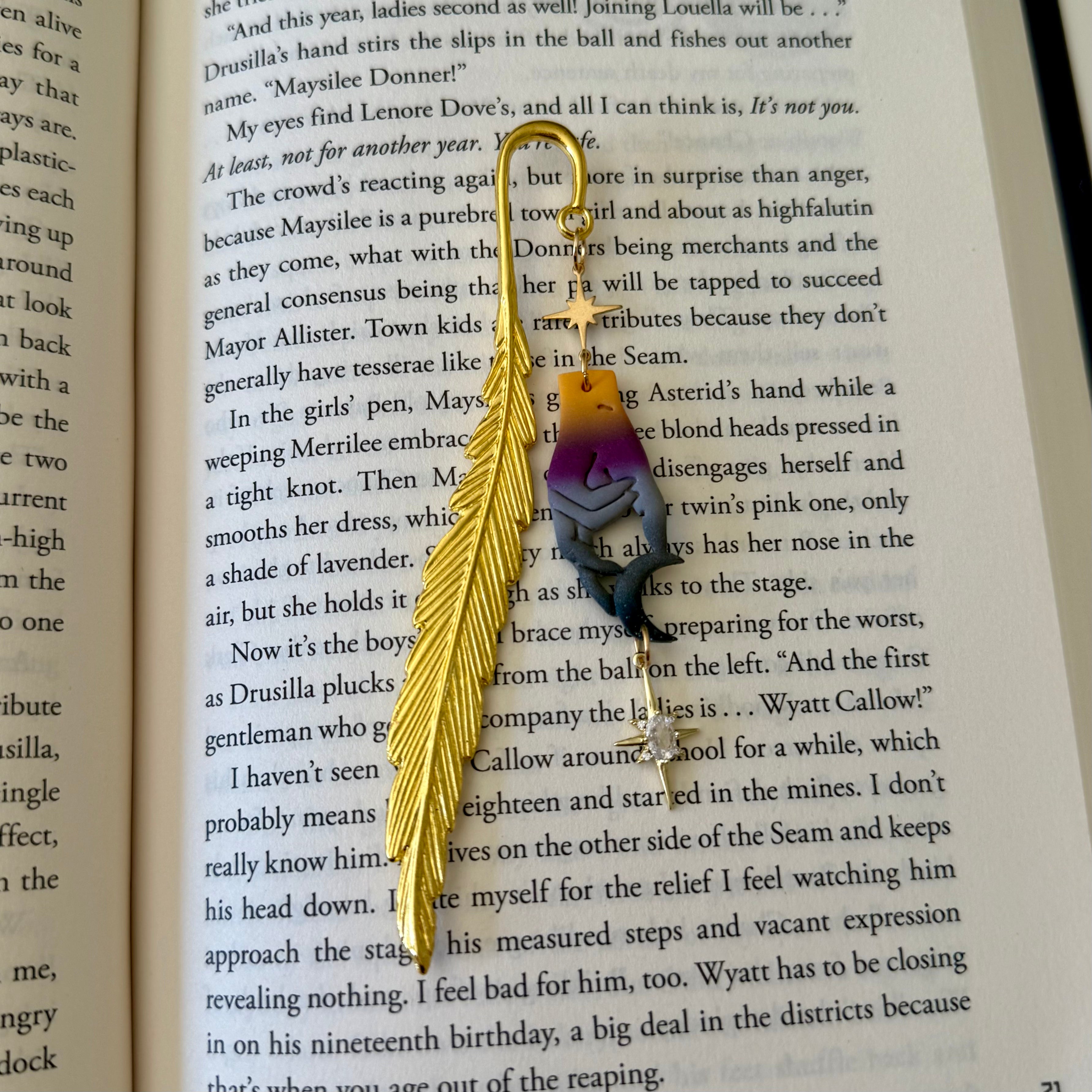 Celestial Hand Bookmark in Elemental Potion