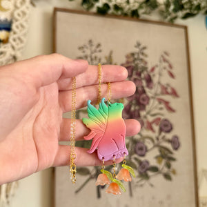 Elowen Necklace in Fairy Rainbow