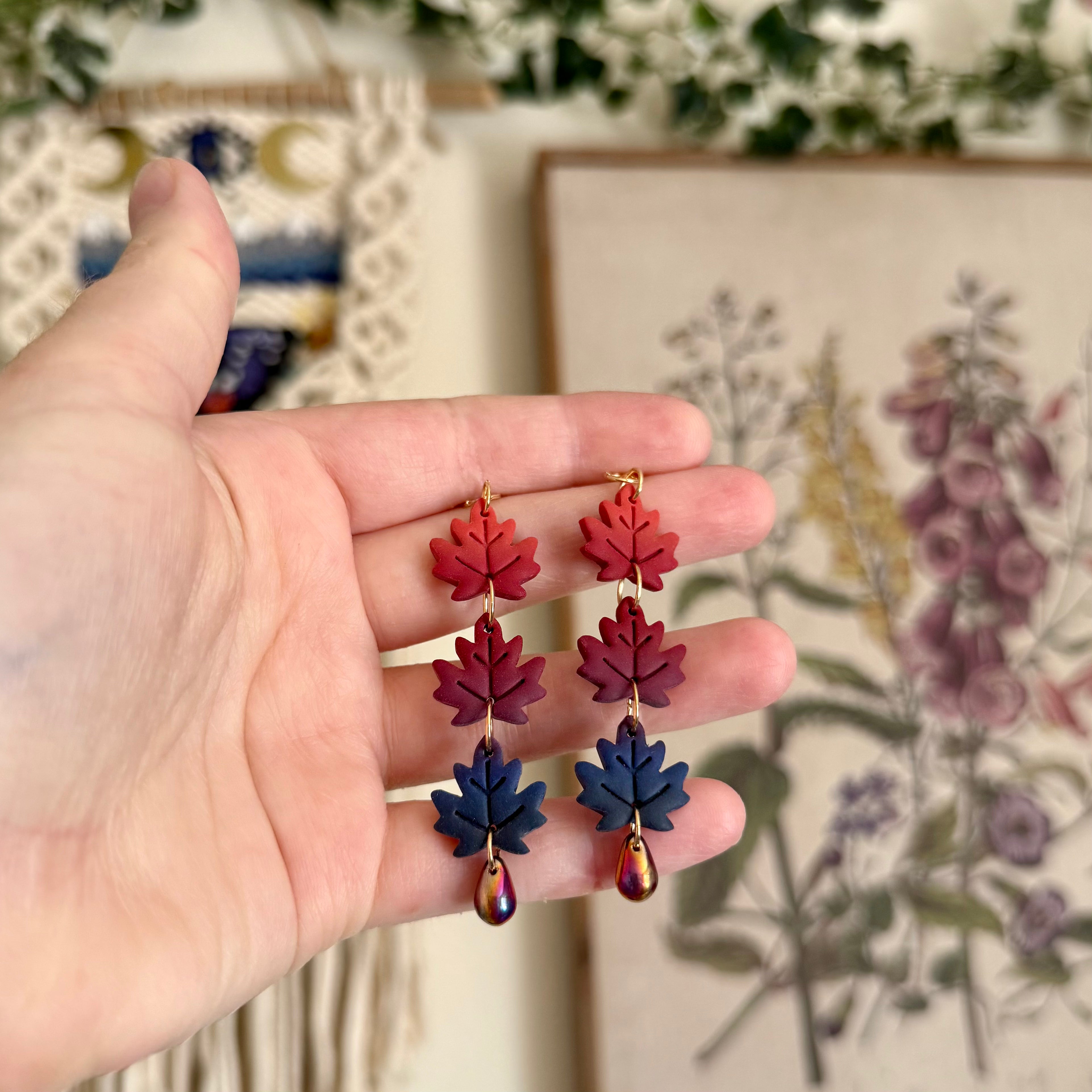 Falling Leaves in Autumn Nights